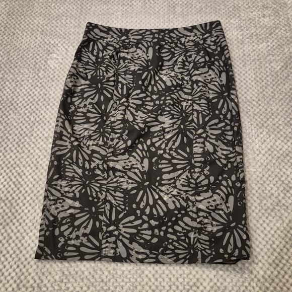 RipSkirt Length 3 Women Small Adjustable Wrap Skirt Black Gray Hawaiian Floral - Picture 3 of 9